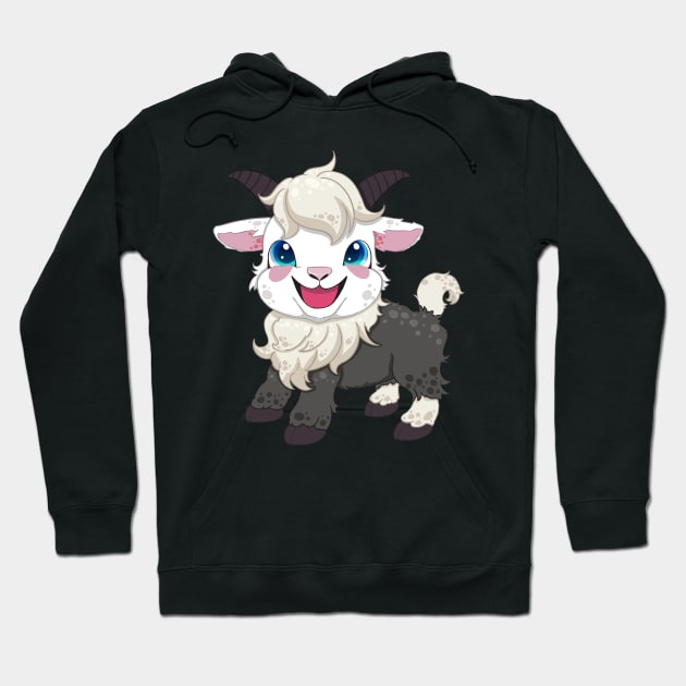 The little goat for Men or Women Kids Boys Girls love goat Hoodie by littlepiya